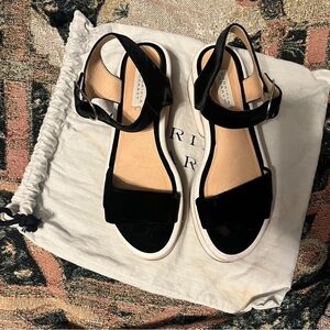 Gabriela Hearst – Bradley Black Platform Sandals – Size 39/ 9 —FREE SHIPPING